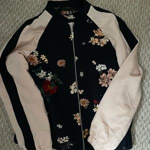 Zara floral bomber! Like new